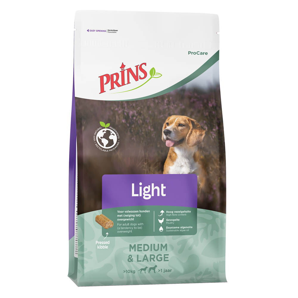 Prins ProCare Light Medium & Large - Hondenvoer - 12 Kilogram - gevogelte Prins ProCare Light Medium & Large - Hondenvoer - 12 Kilogram - gevogelte