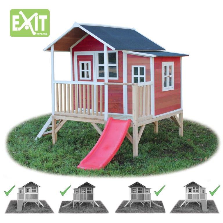 EXIT Loft 350 - Speelhuisje - Rood - Hout