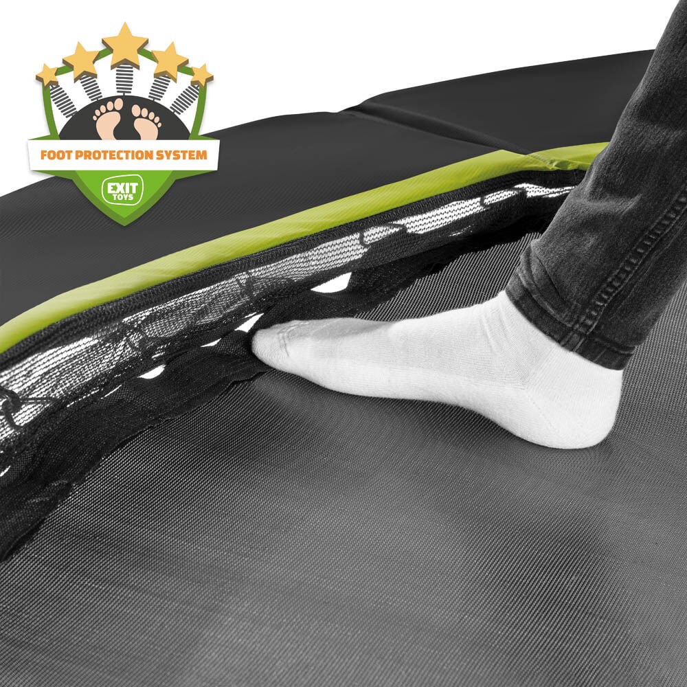 Exit Silhouette Sports - Inground trampoline - Zwart - 20x1x1 cm - 183 cm