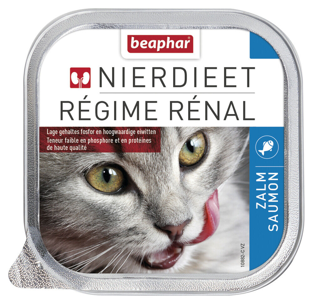 Beaphar Nierdieet - Kattenvoer - 100 Gram - zalm Beaphar Nierdieet - Kattenvoer - 100 Gram - zalm