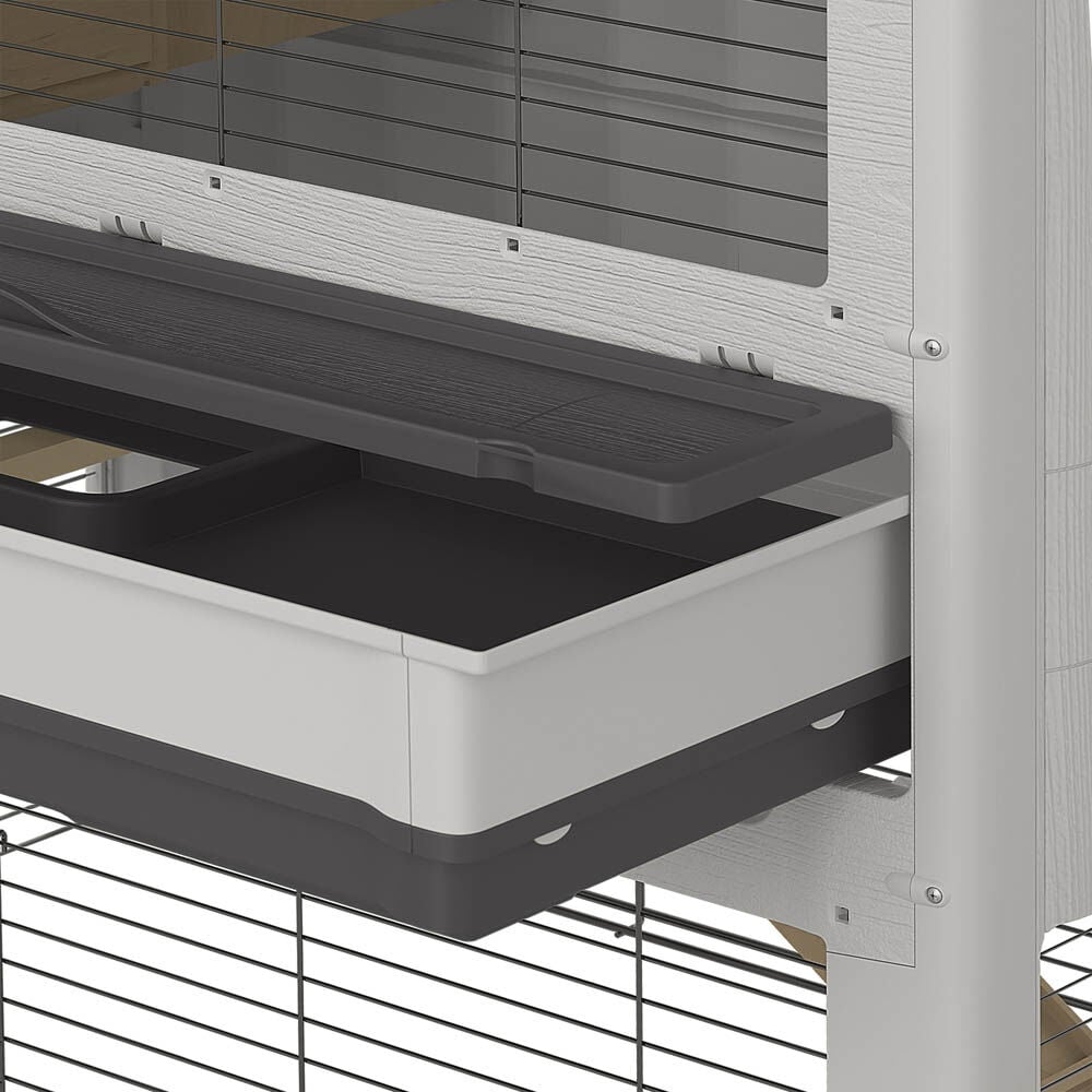 Ferplast Grand Lodge 120 - Konijnenhok - Grijs - 1x116x1 cm