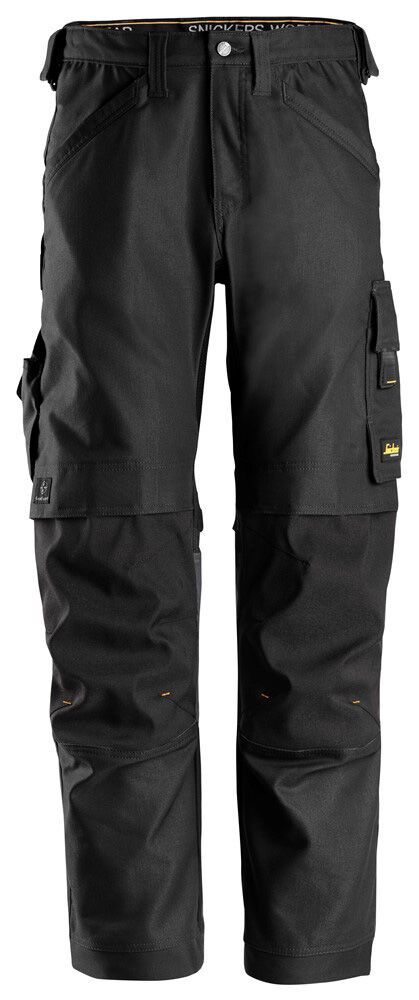 Snickers AllroundWork Canvas+ 6324 - Werkbroek - Zwart - 56 - 88 Snickers AllroundWork Canvas+ 6324 - Werkbroek - Zwart - 56 - 88