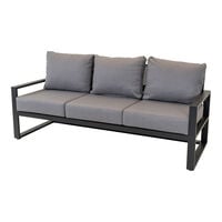 Lesli Living Tormenta - Loungebank - Antraciet - 86x80x209 cm