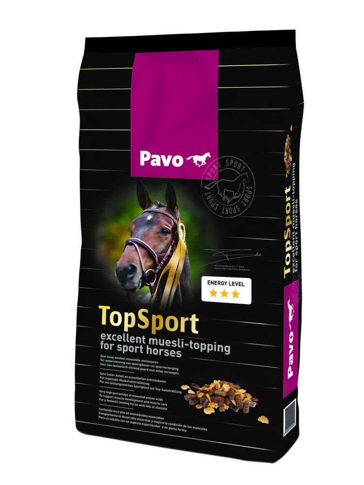 Pavo TopSport  - Sport/ prestatie - Paardenvoer - 15 Kilogram - Zak