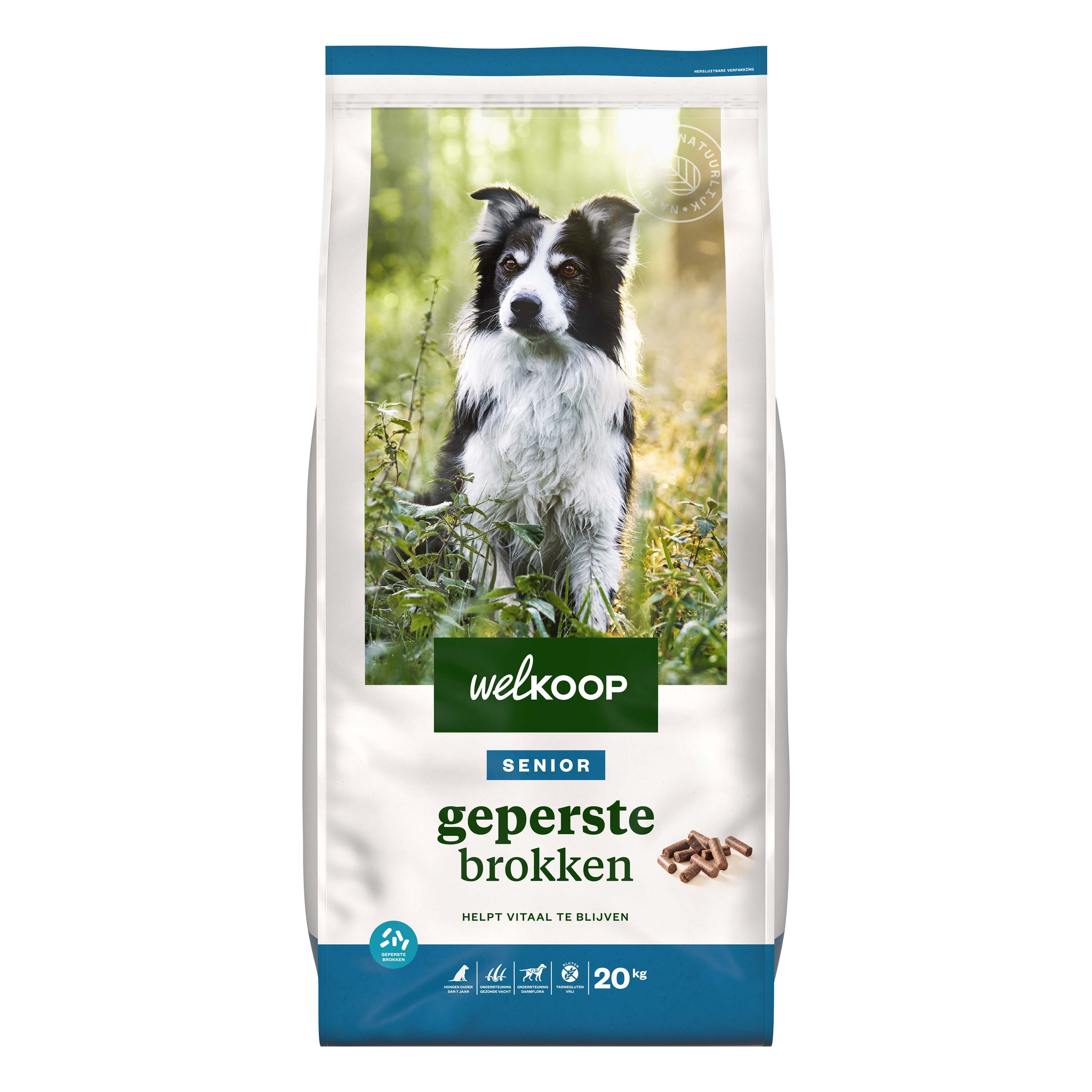Welkoop Geperste brokken Senior - Hondenvoer - 20 Kilogram - Onbekend Welkoop Geperste brokken Senior - Hondenvoer - 20 Kilogram - Onbekend