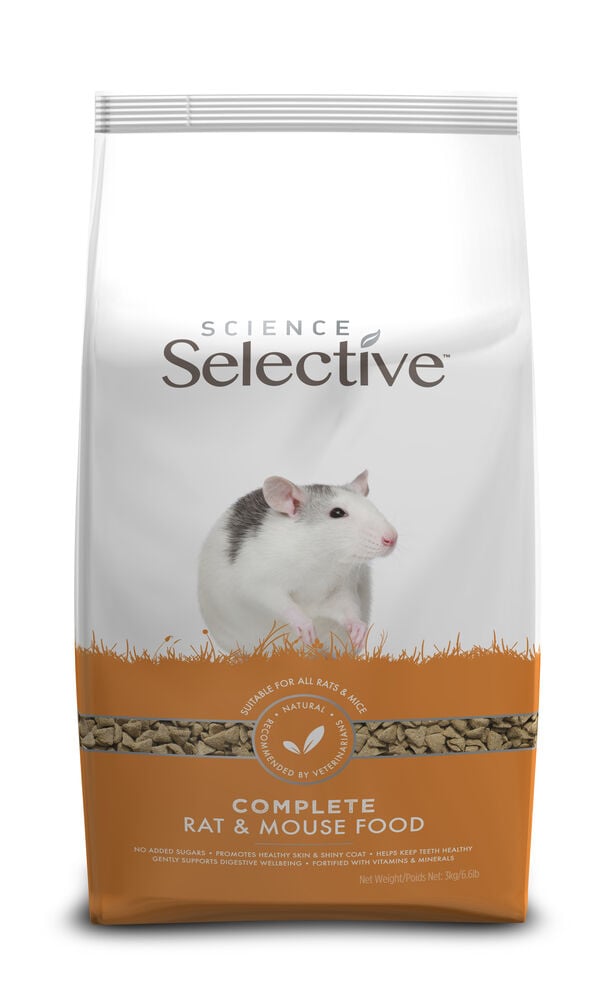 Science Selective Rat & Mouse - Rattenvoer - 3 Kilogram Science Selective Rat & Mouse - Rattenvoer - 3 Kilogram