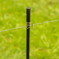Gallagher Veer - Afrasteringspaal - 11 cm - 10 Stuks - Zilver - 8 cm