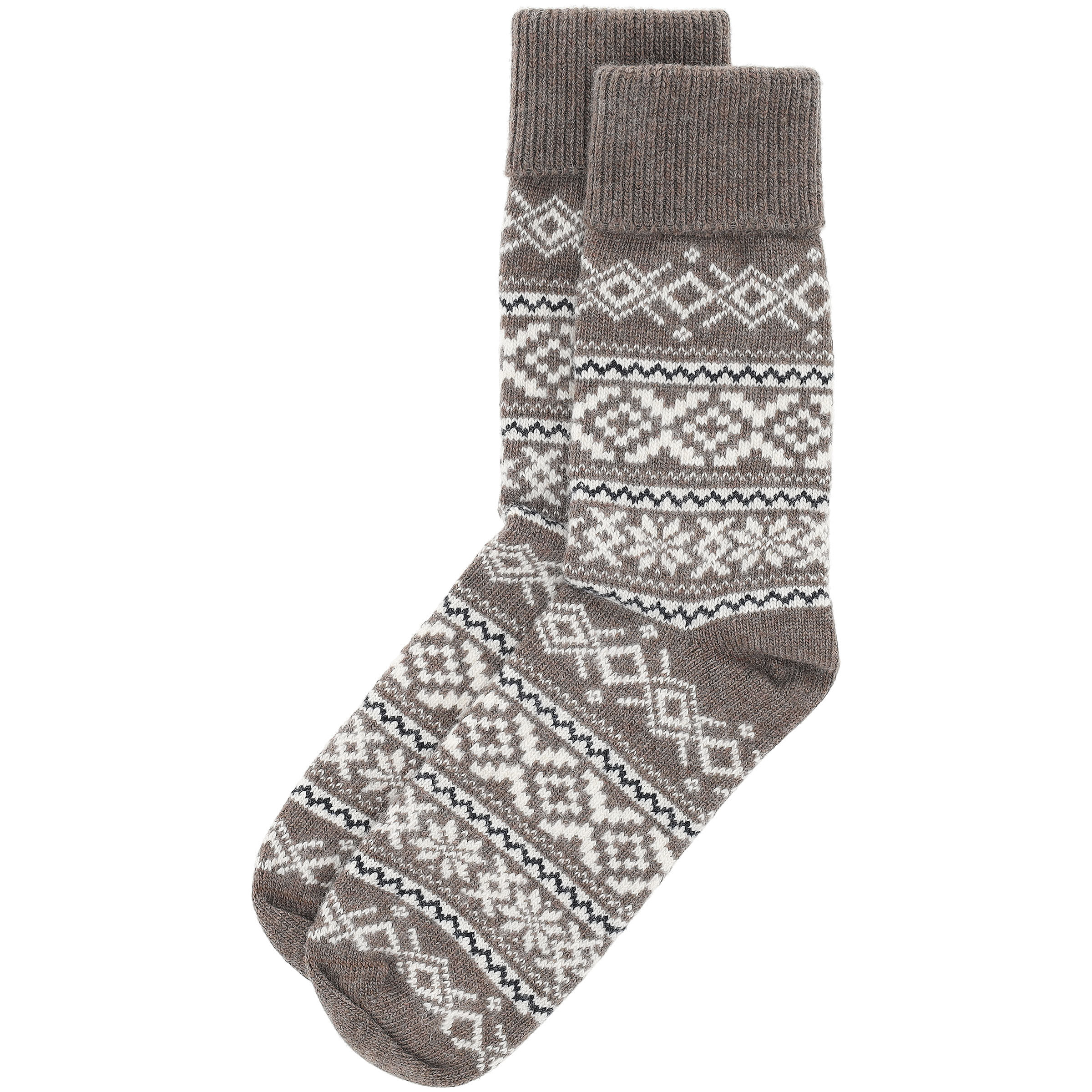 Welkoop Huissokken - Wol - Bruin
