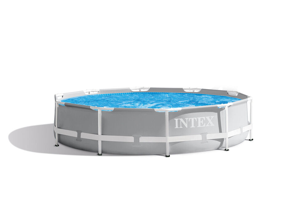 Intex Prism Frame Pool Set - Zwembad - Grijs - 76x305x76 cm - 305 cm Intex Prism Frame Pool Set - Zwembad - Grijs - 76x305x76 cm - 305 cm