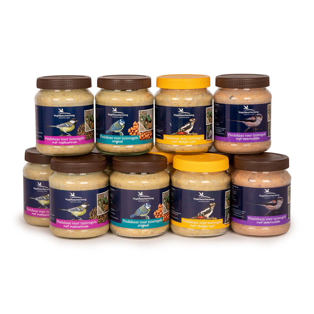 Vogelbescherming Mixdoos - Pindakaas - Tuinvogelvoer