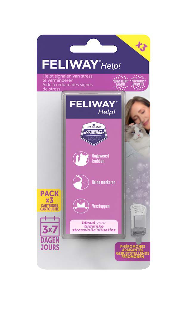 Feliway Help Kat Navulling 3-pack - Anti Stress