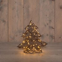 Anna's Collection LED - Kerstboompje - 80 - Klassiek warm wit