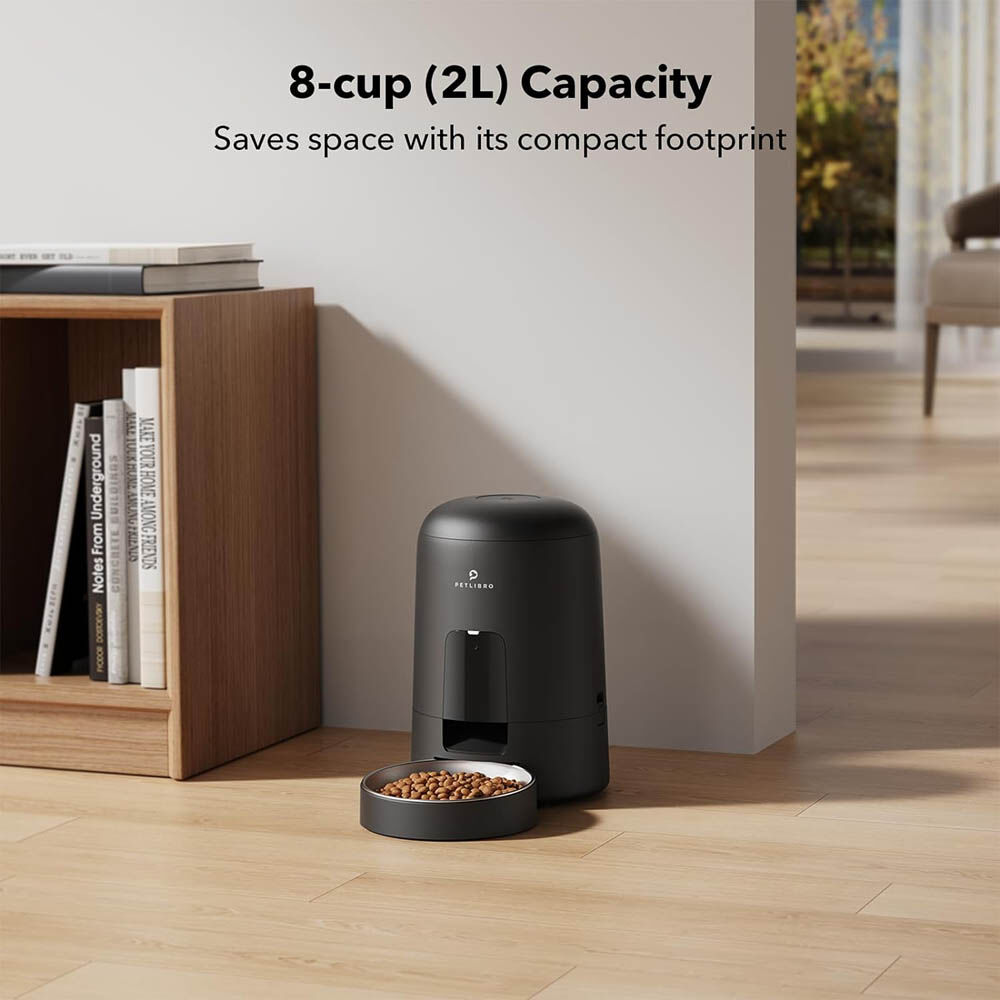 Petlibro Air - Automatische Kattenvoerbak - 2 l - Zwart - 1x35.8x1 cm