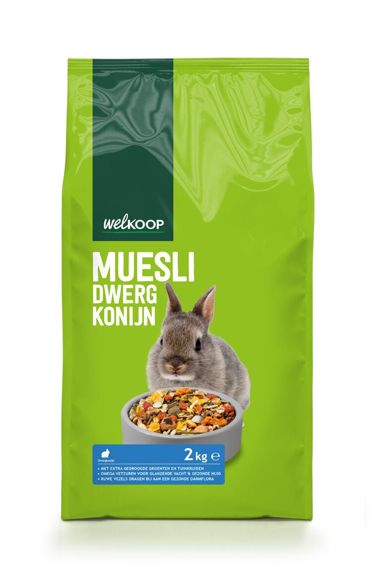 Welkoop Muesli - Dwergkonijnenvoer