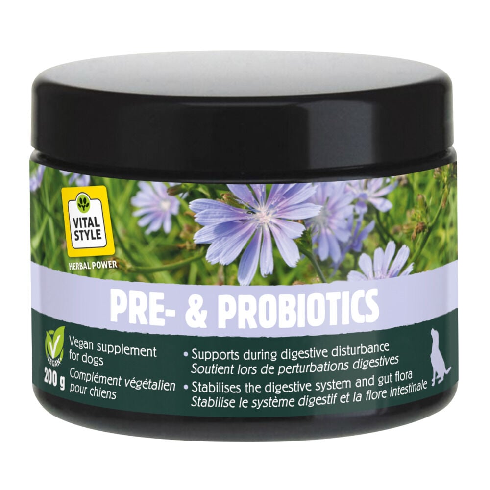 Vitalstyle Pre & Probiotica - Spijsvertering en darmflora Hond - 200 Gram - Onbekend