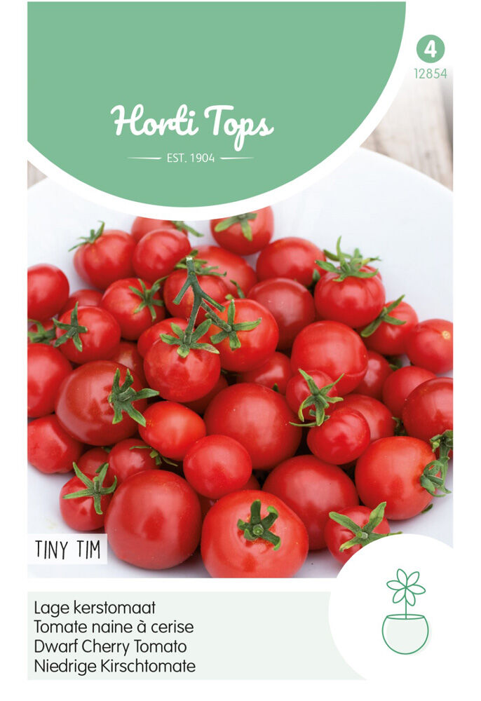 Hortitops Kerstomaat Solanum lycopersicum Tiny Tim - Groentezaden