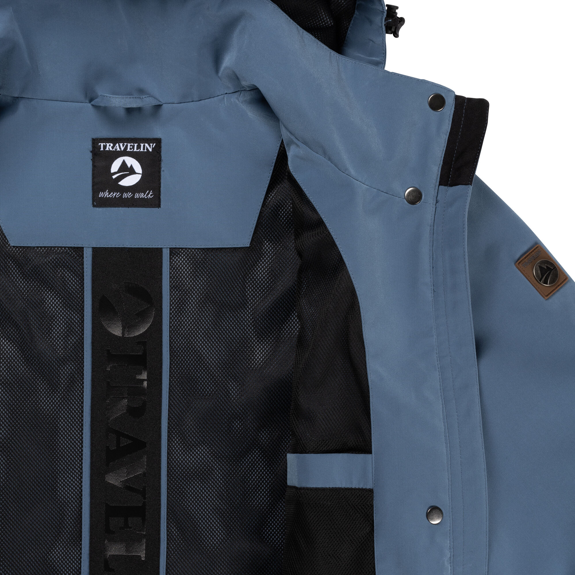Travelin Anne - Jas - Blauw - XL