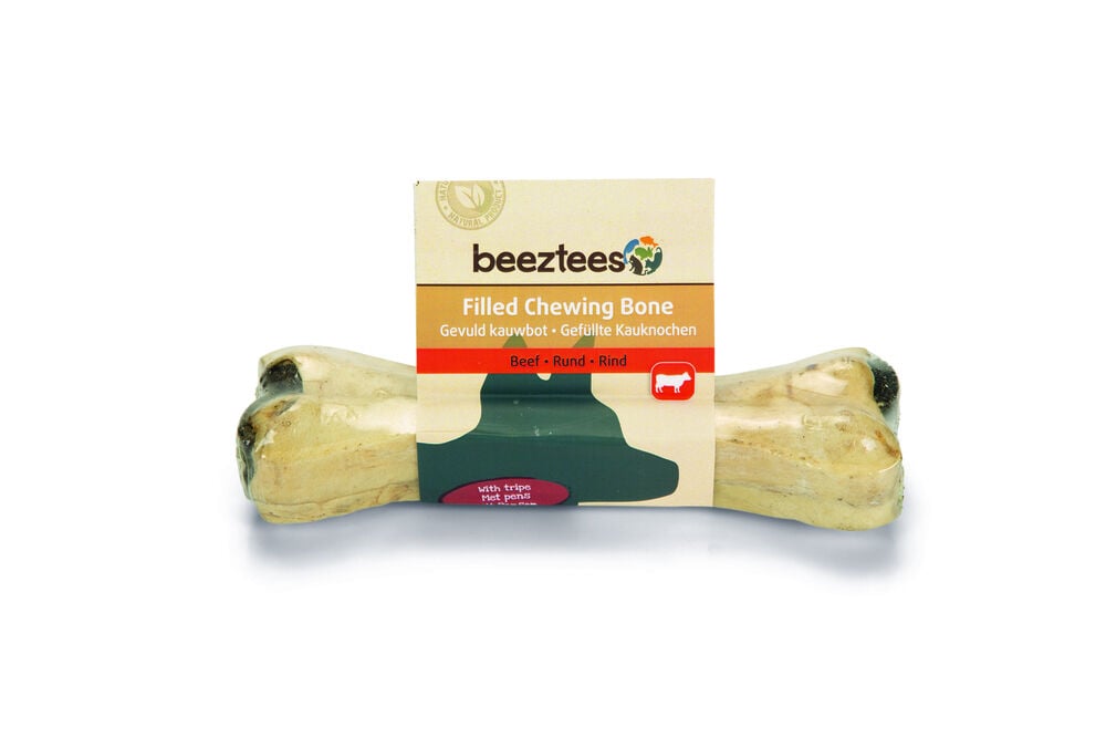 Beeztees Kauwbot - Hondensnack - 1 Stuks - vlees - M Beeztees Kauwbot - Hondensnack - 1 Stuks - vlees - M