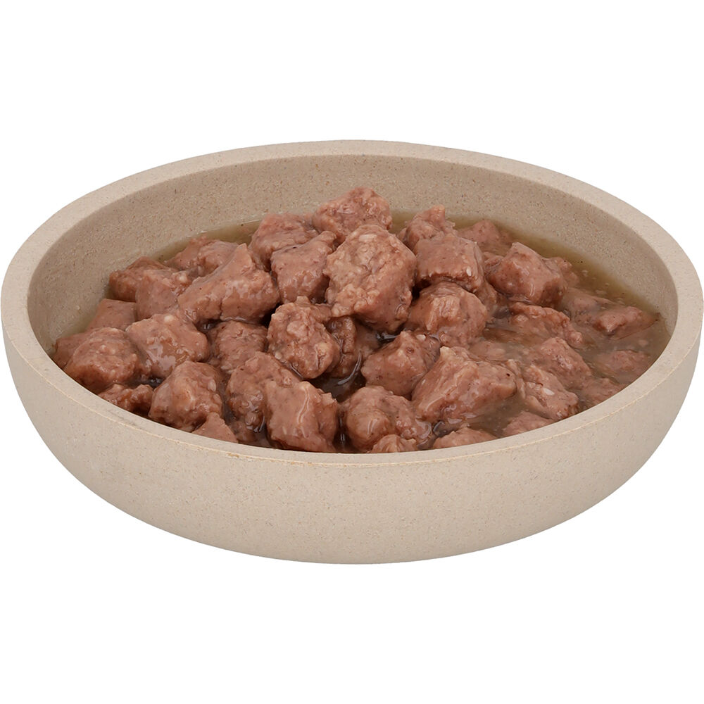 Welkoop Blik Brokjes in Saus - Kattenvoer - 400 Gram - rund