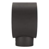 Fancy Flames - Houtopslag Rond - Zwart - Zwart