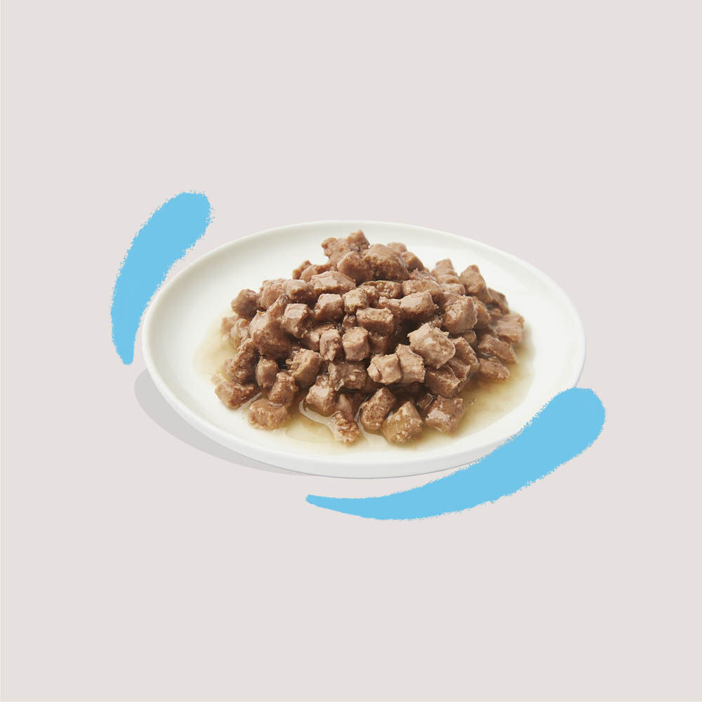 Edgard & Cooper Stukjes in saus - Kattenvoer - 85 Gram - kip, kabeljauw