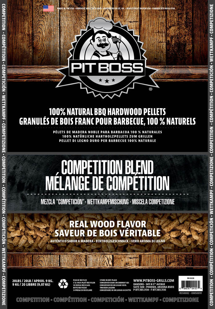 Pitboss Comp Blend - Houtpellets - 9 Kilogram - Competition blend