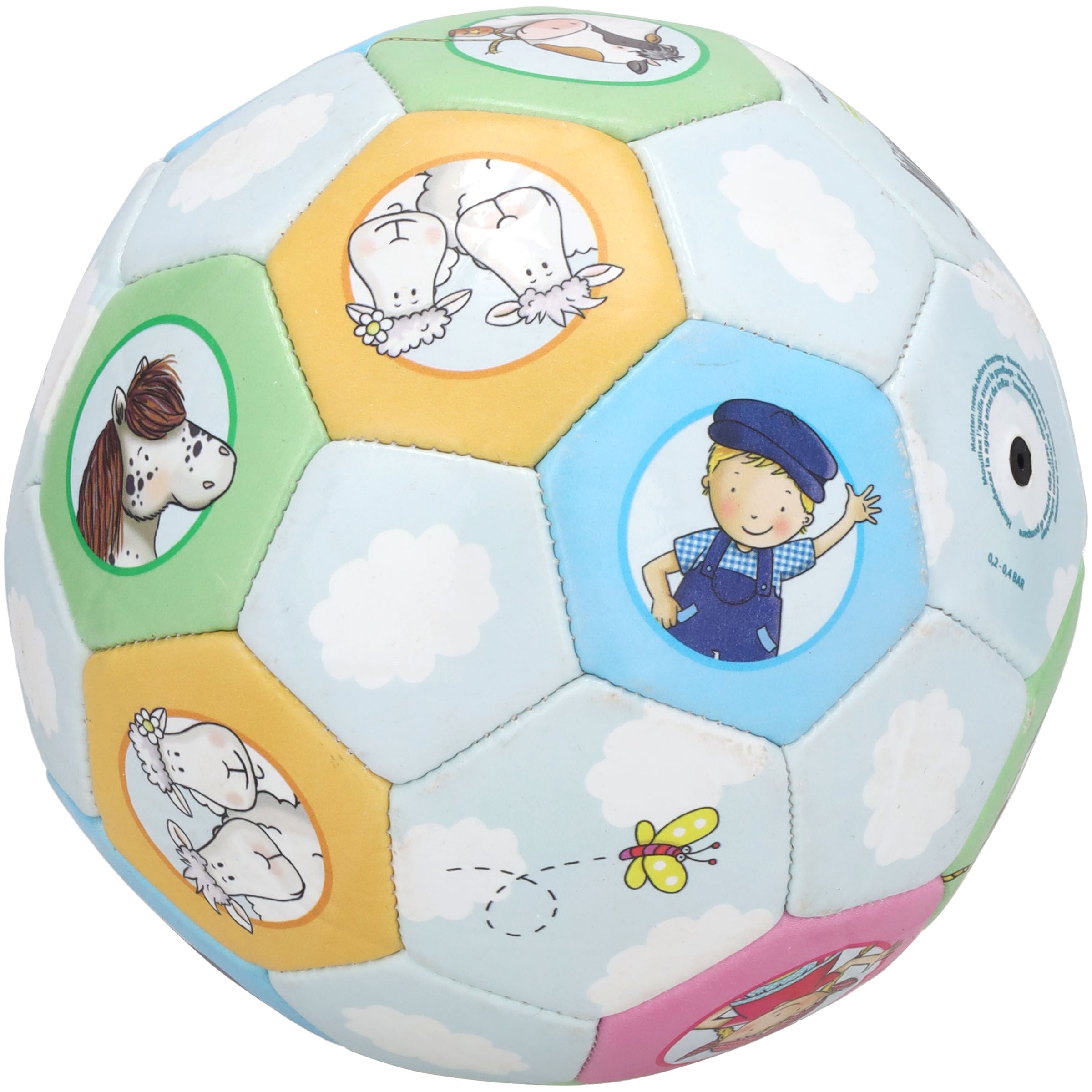 Fien & Teun - Bal - multi - 15x15x15 cm