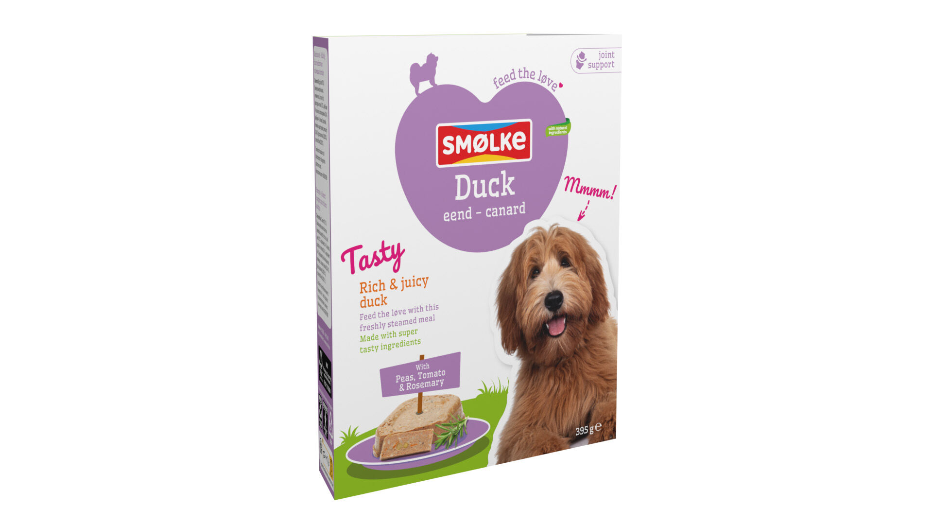 Smölke Vers Gestoomd - Hondenvoer - 395 Gram - eend Smölke Vers Gestoomd - Hondenvoer - 395 Gram - eend
