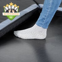 EXIT Dynamic groundlevel - Trampoline - Zwart - 275x458 cm
