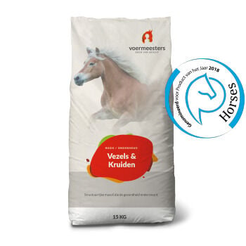Voermeesters Vezels & Kruiden - Basisvoeding - 15 Kilogram - Zak