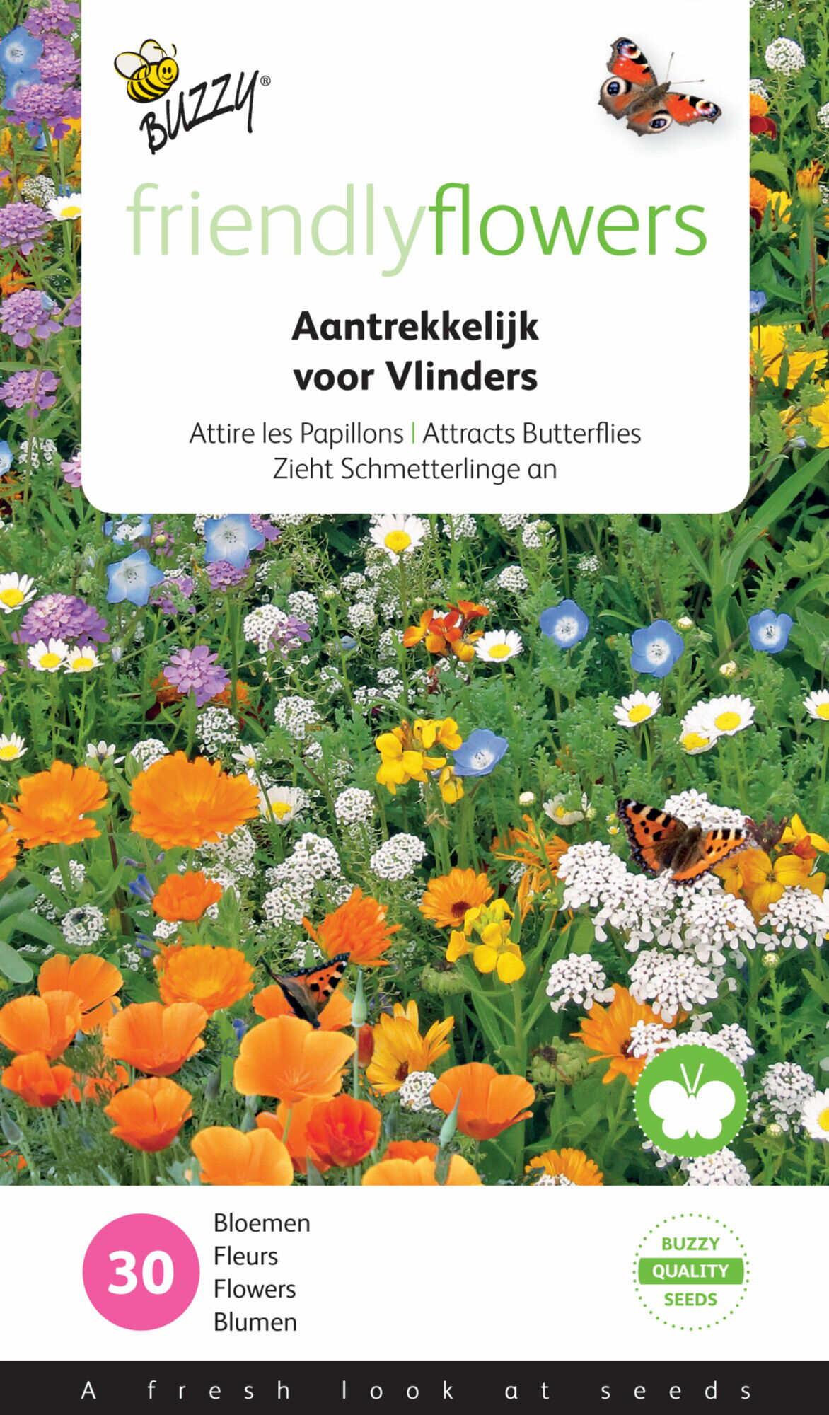 Buzzy Vlinders laag mengsel - Bloemzaden