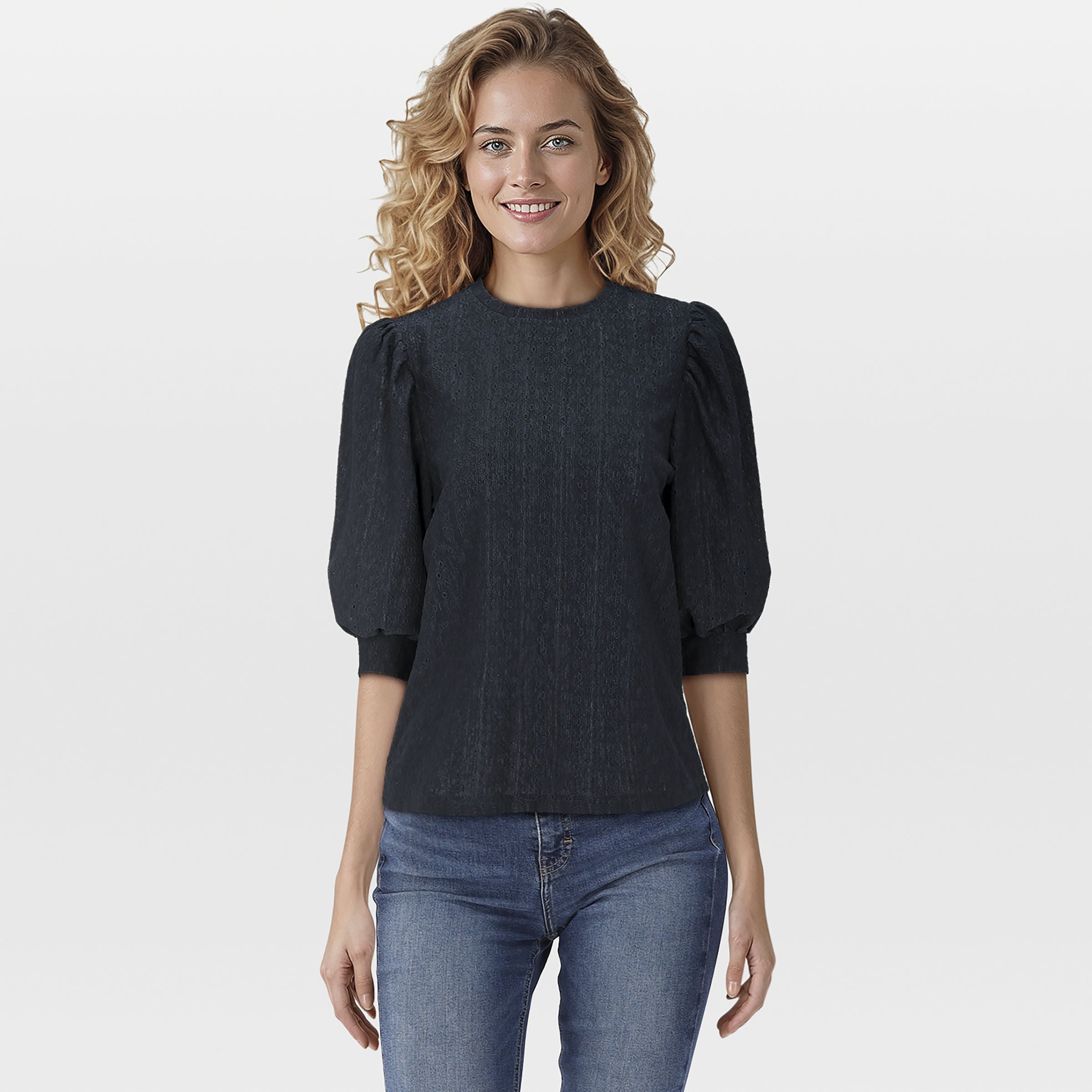 Veleste Zay - T-shirt - Donkerblauw - 46 Veleste Zay - T-shirt - Donkerblauw - 46