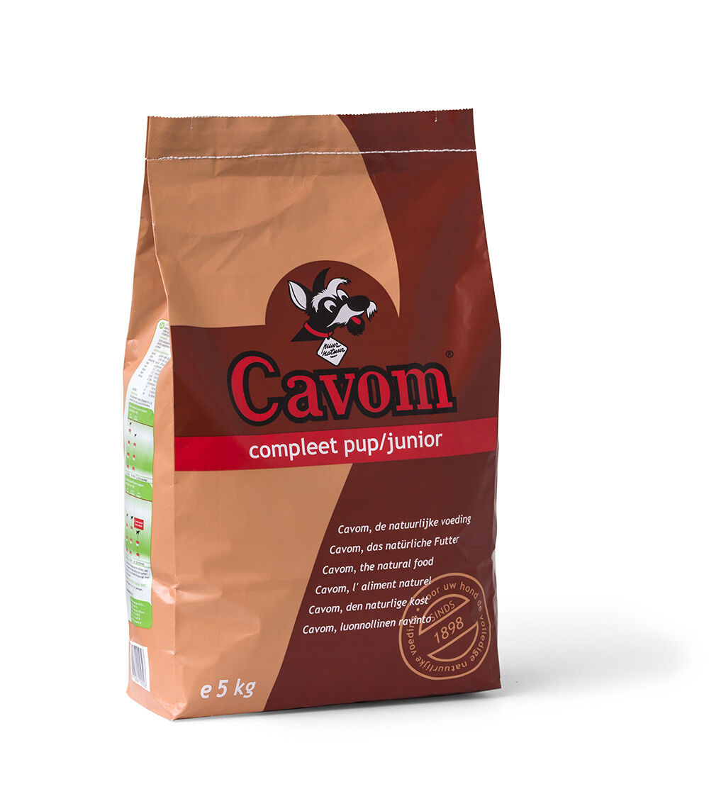 Cavom Compleet pup/junior - Hondenvoer - 5 Kilogram - rund