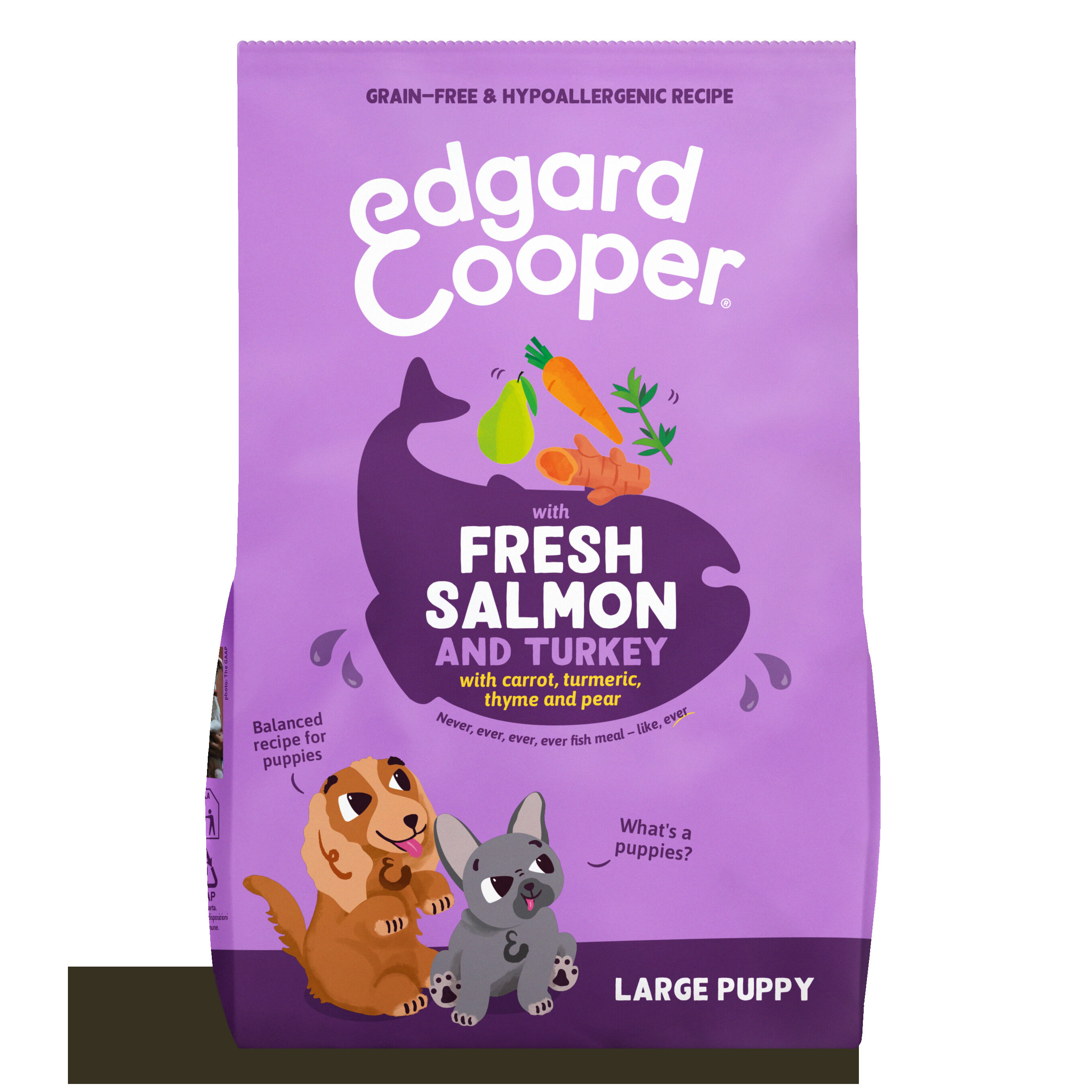 Edgard & Cooper Puppy - Hondenvoer - 12 Kilogram - kalkoen, zalm Edgard & Cooper Puppy - Hondenvoer - 12 Kilogram - kalkoen, zalm