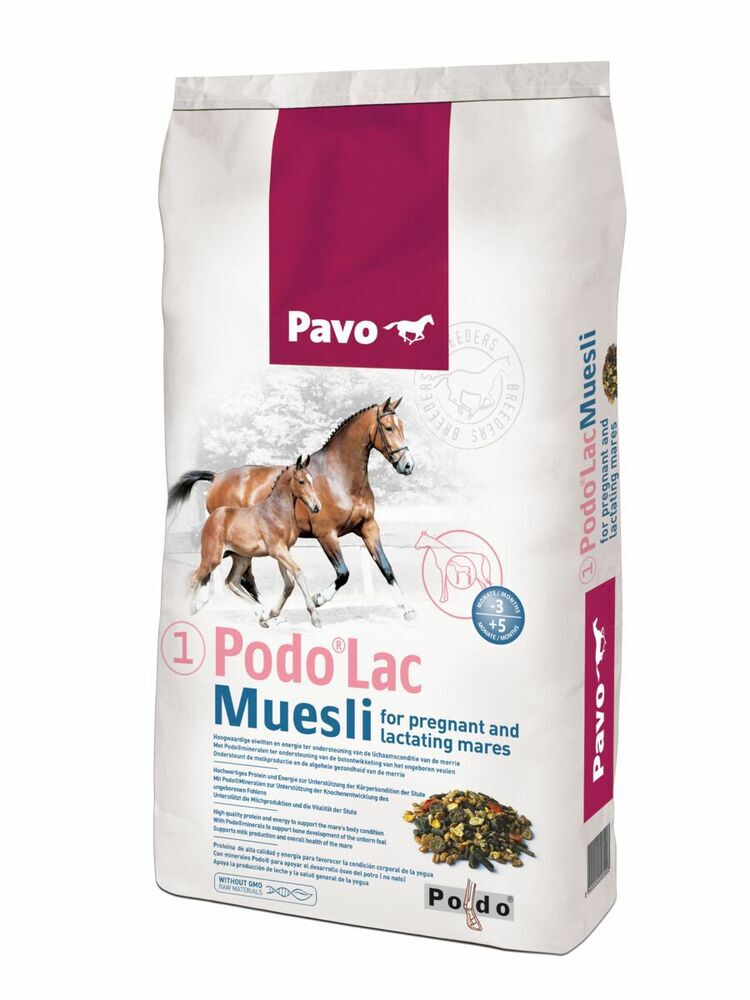 Pavo Podo Lac Paardenmuesli - Specialiteit - 15 Kilogram - Zak
