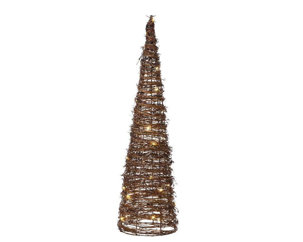 Lumineo LED Piramide - Kerstverlichting - 30 - Bruin / warm wit Lumineo LED Piramide - Kerstverlichting - 30 - Bruin / warm wit
