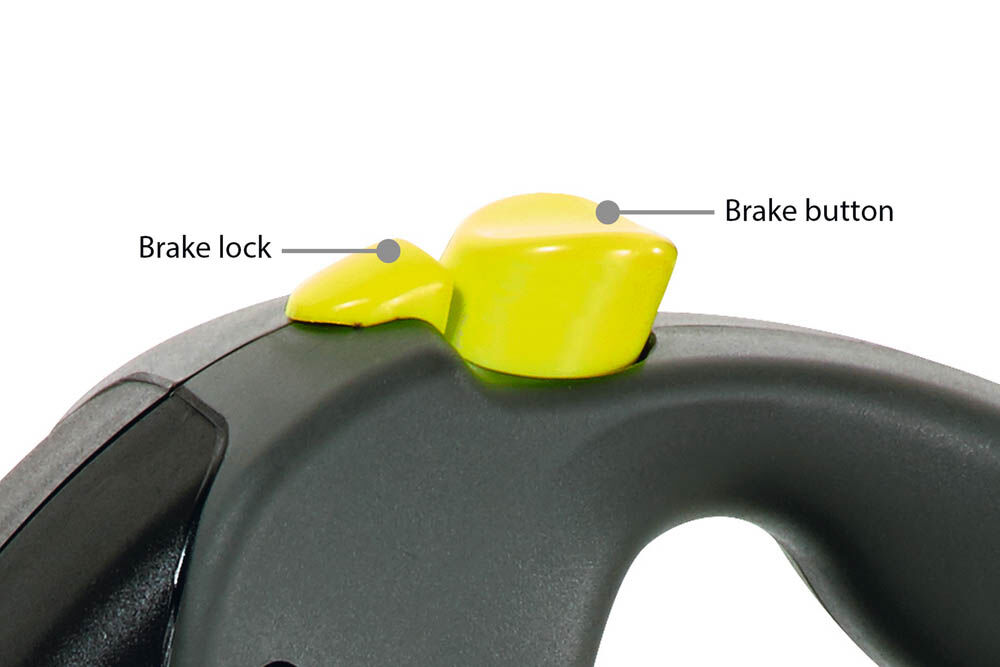 Flexi Giant Neon Band - Rollijn - Hondenriem - neon - M - 800 cm