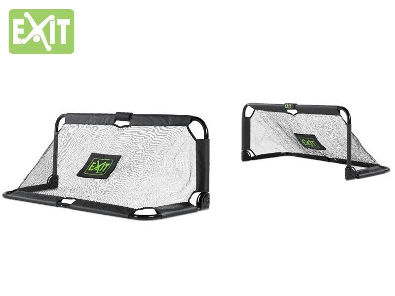 EXIT Panna Opvouwbaar - voetbalgoal - Zwart - Staal