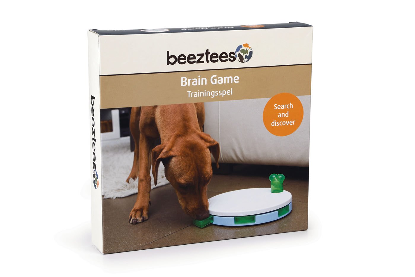 Beeztees Tranings Denkspel Suprimo - Puzzel - Hondenspeelgoed - Diverse kleuren - 28.5x29.5x5.2 cm