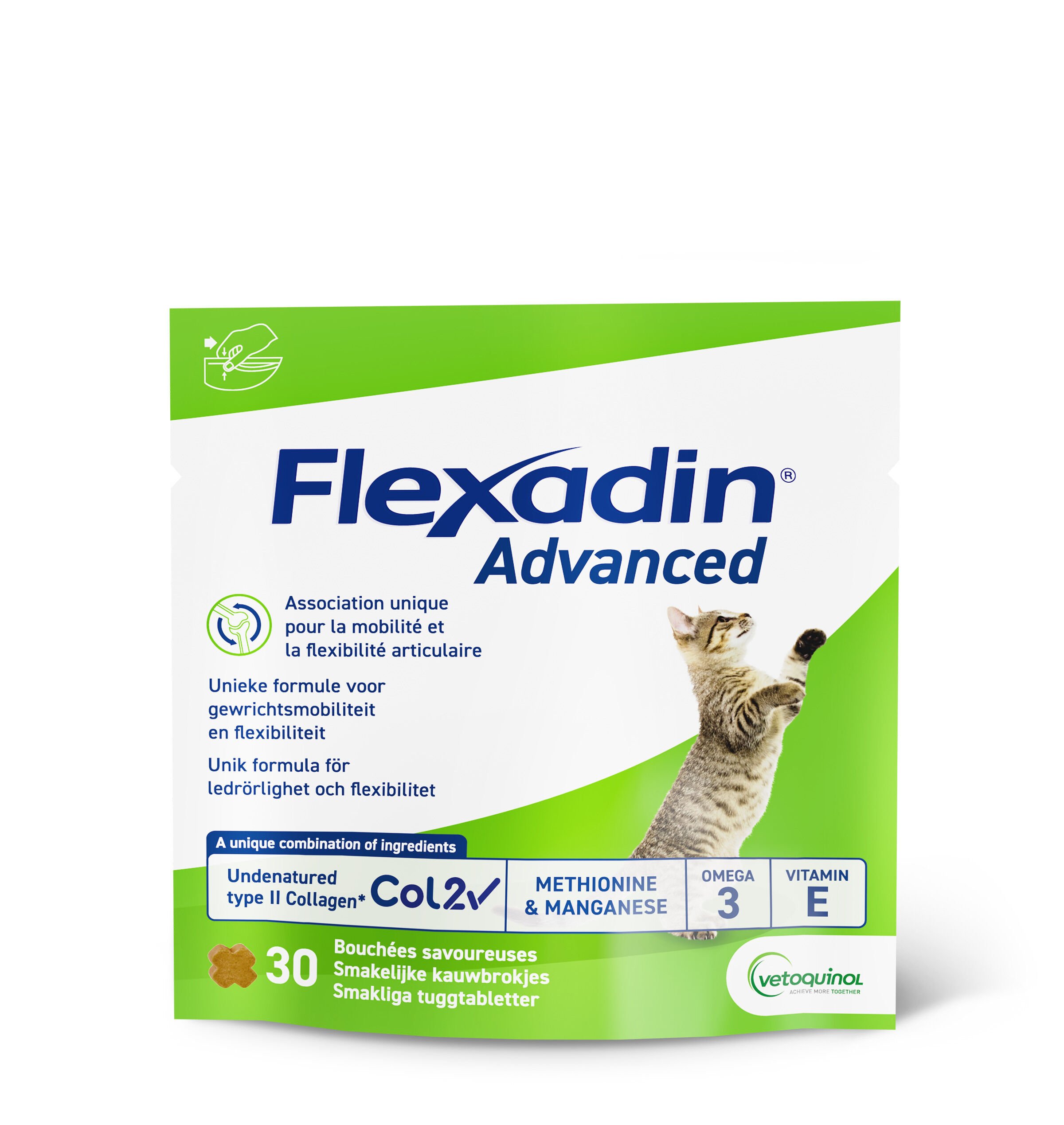 Flexadin Advanced - Gewrichtssupplement - 30 Stuks - 11x9x2 cm Flexadin Advanced - Gewrichtssupplement - 30 Stuks - 11x9x2 cm