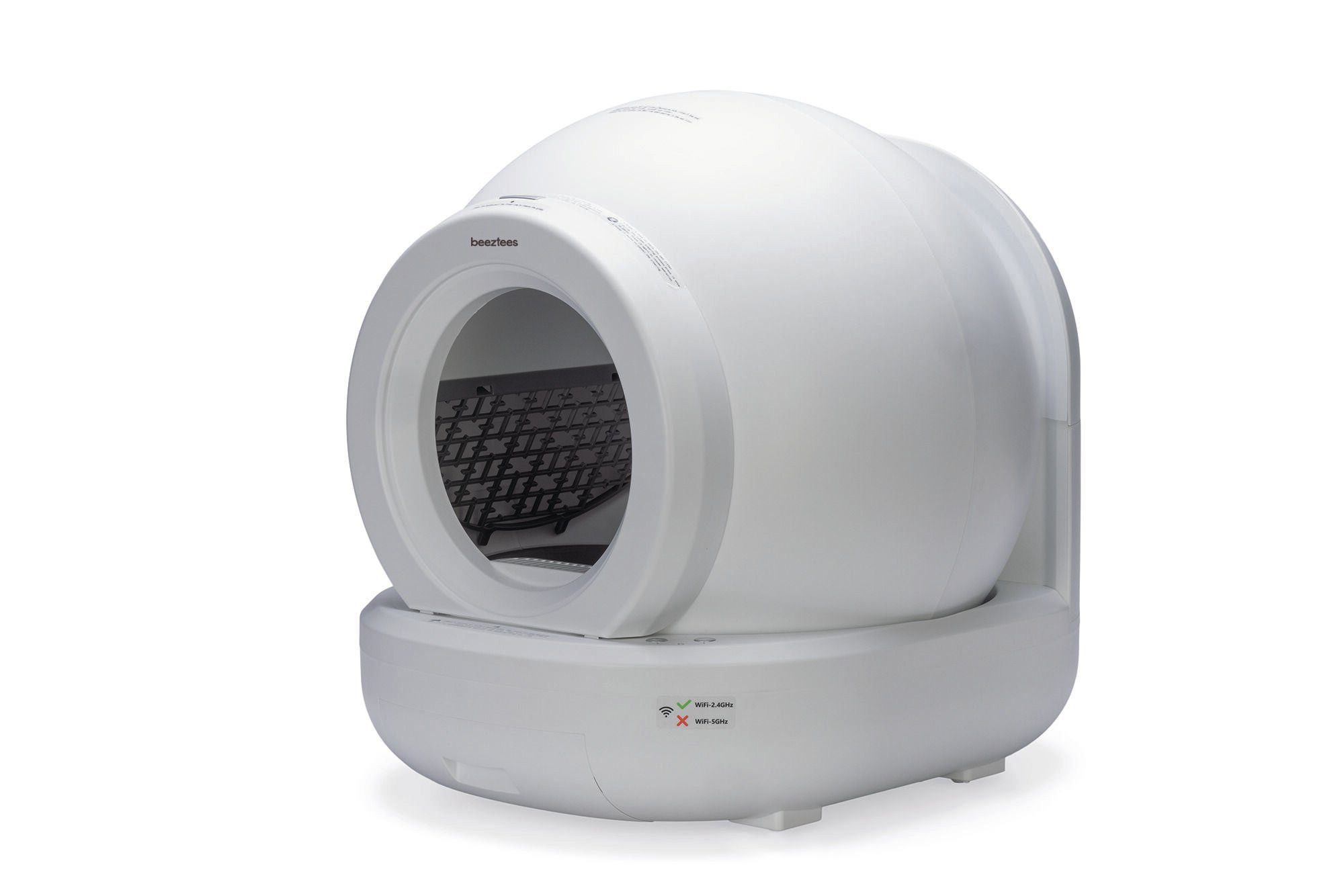 Beeztees Moeza - Automatische kattenbak - Wit - 63x56x57 cm Beeztees Moeza - Automatische kattenbak - Wit - 63x56x57 cm