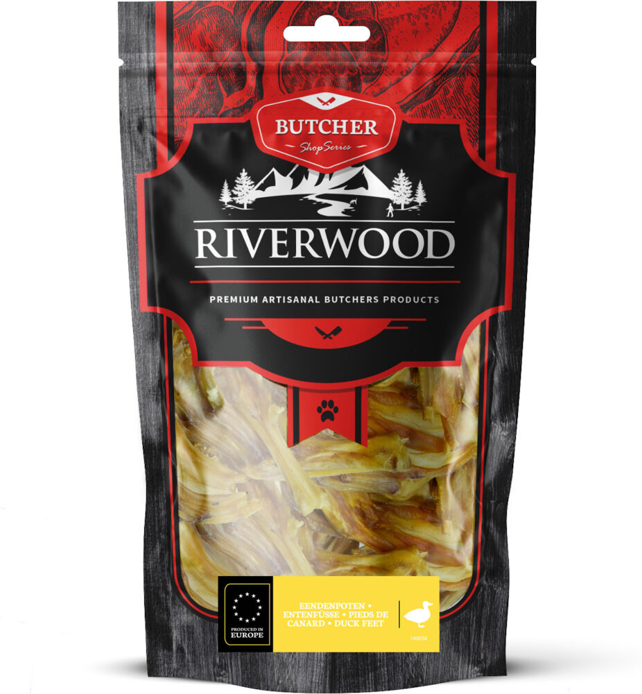 Riverwood Butcher Shop Series Eendenpoten - Hondensnack