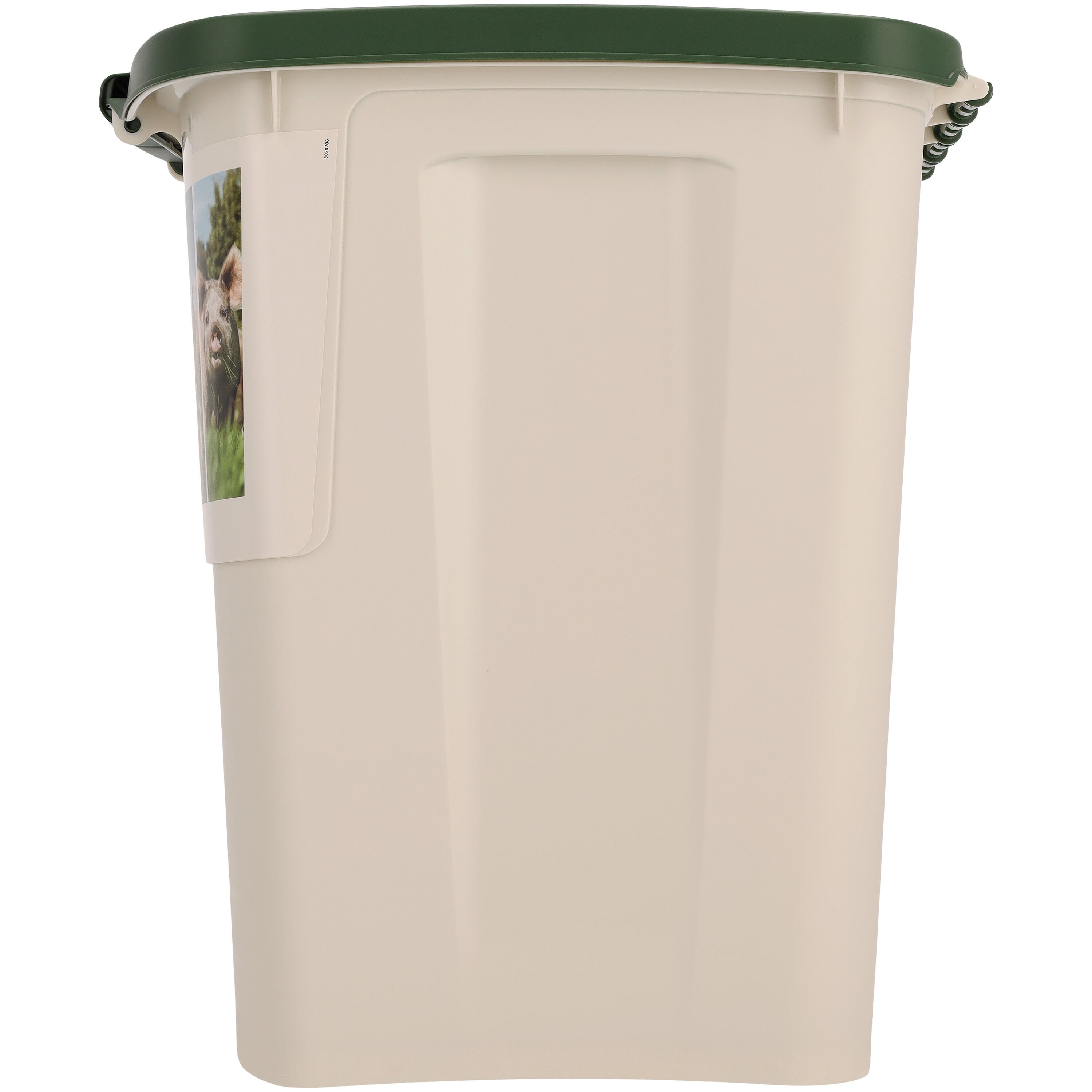 Welkoop - Voerton - 38 Liter - Wit Groen