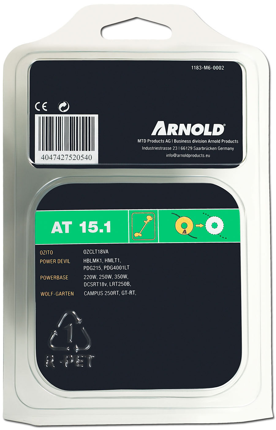 Arnold AT15.1 - Trimmerspoel - 300 cm