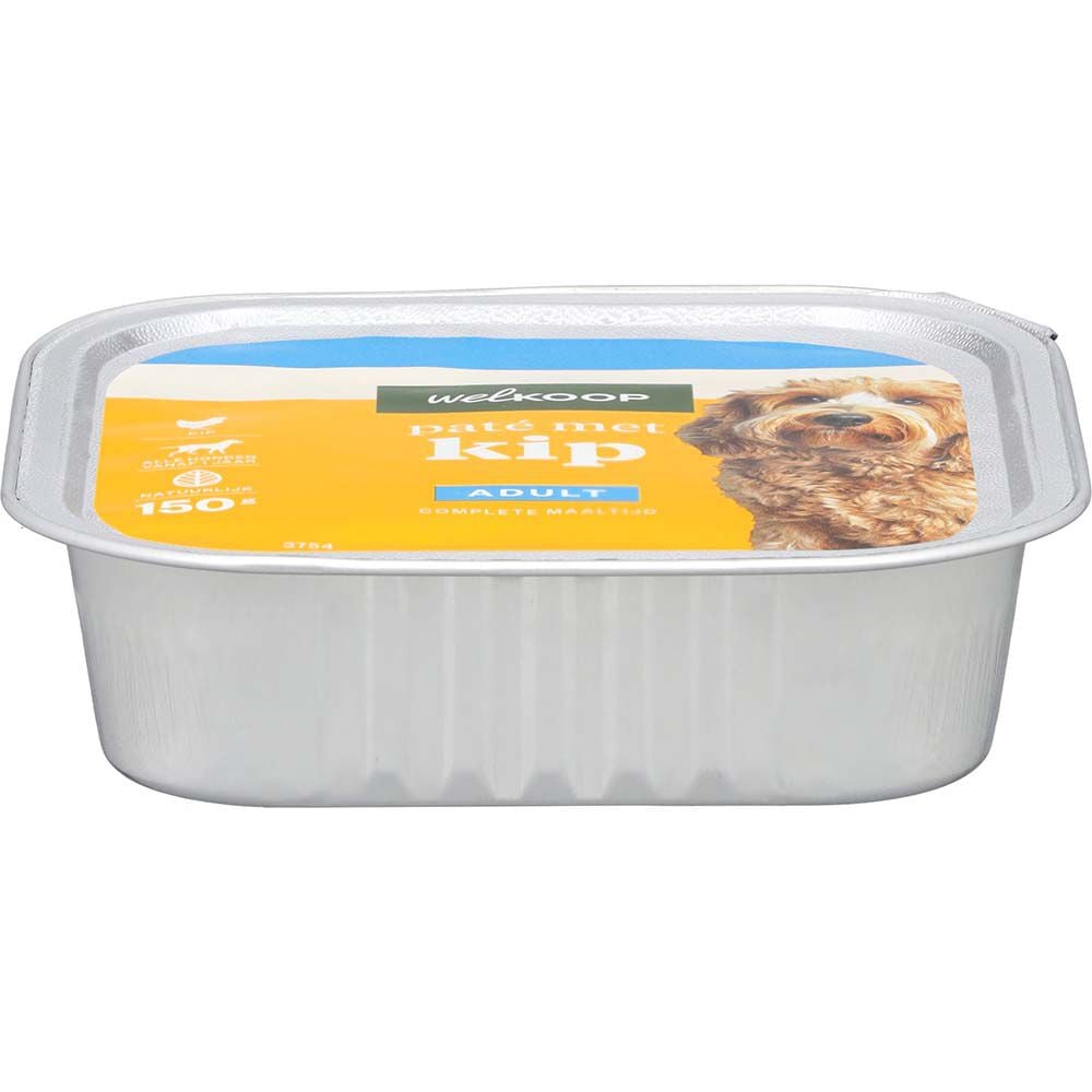 Welkoop Paté  - Hondenvoer - 150 Gram - kip