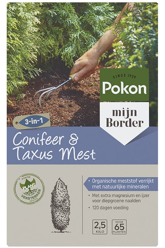 Pokon Conifeer & Taxusvoeding - Siertuinmeststof - 2.5 Kilogram