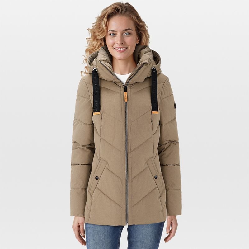 Veleste Gwen - Jas - Bruin - 38