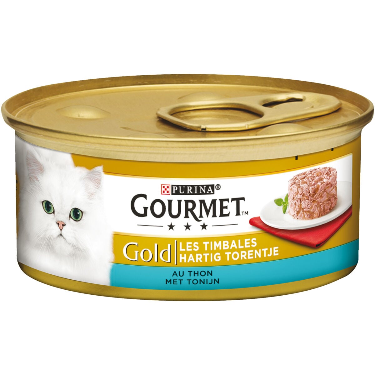 Gourmet Gold Hartig Torentje - Kattenvoer - 85 Gram - tonijn Gourmet Gold Hartig Torentje - Kattenvoer - 85 Gram - tonijn