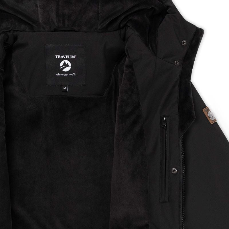 Travelin Elina - Softshell jas - Zwart - XL