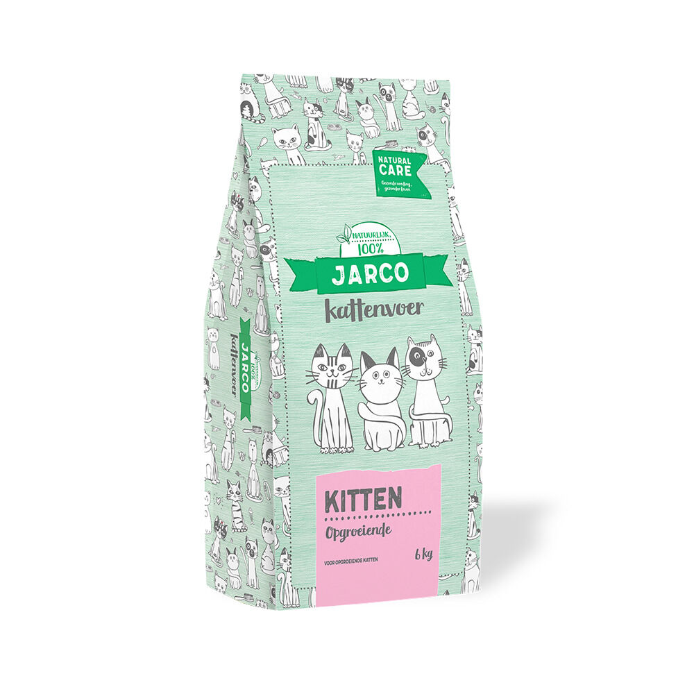 Jarco Natural kitten - Kattenvoer - 6 Kilogram - gevogelte Jarco Natural kitten - Kattenvoer - 6 Kilogram - gevogelte